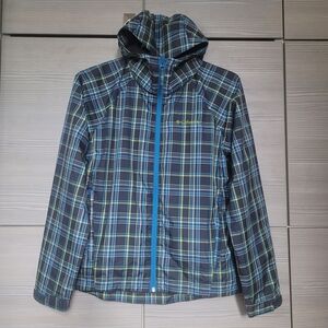 NWOT Columbia Waterproof Rain jacket,Plaid Windbreaker